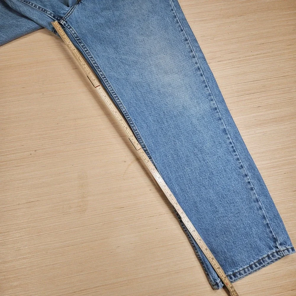 Vintage Levis Y2K Loose Straight Fit Jeans Mens 34x32 Blue Denim Casual Workwear